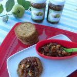 Spiedini di frutta grigliata con sorbetto al limone