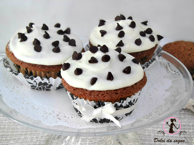 Nesquik cupcake con gocce di cioccolato