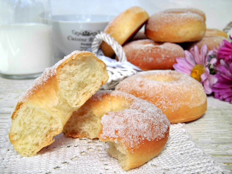 ciambelle soffici al forno senza patate