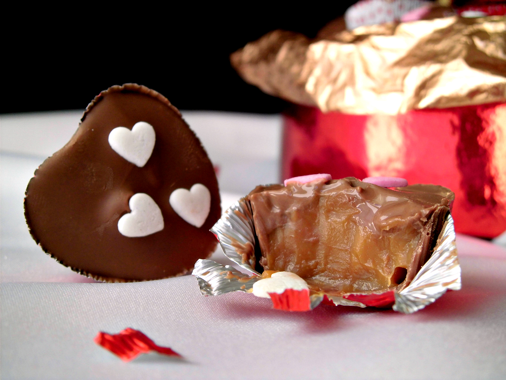 Cioccolatini al dulce de leche