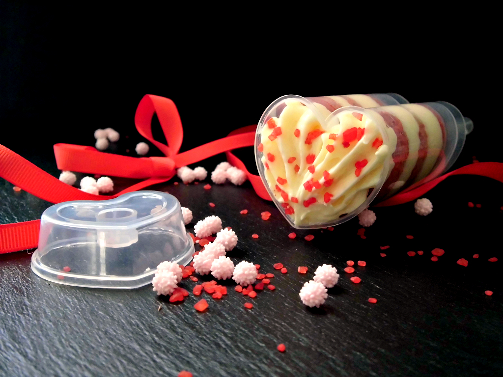 Push up cake pops per San Valentino