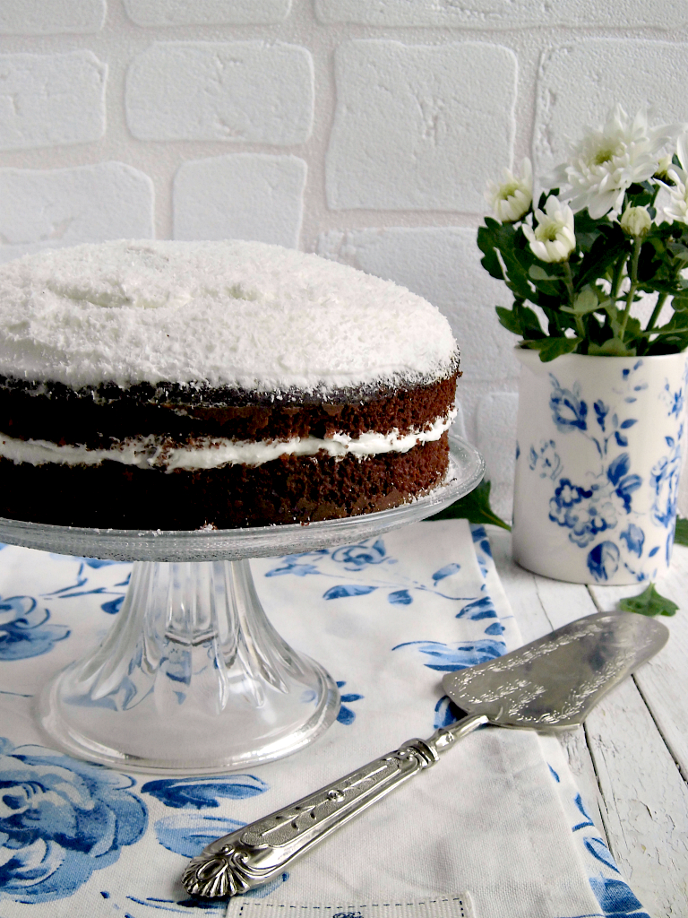 Torta cocco cacao e panna