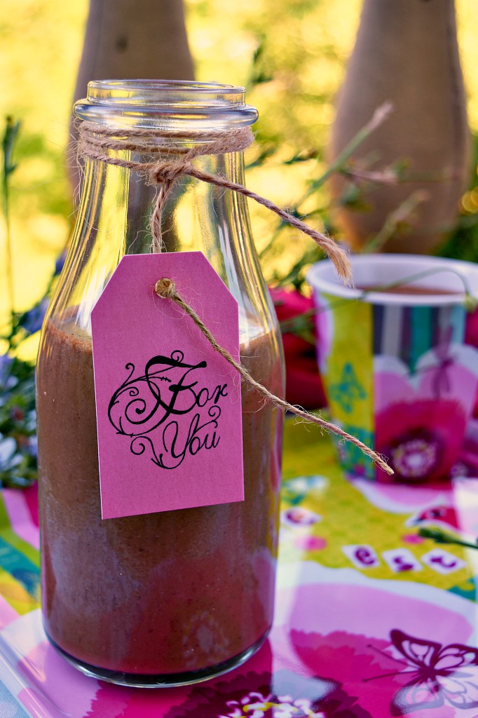 frullato con banana cacao e caffè