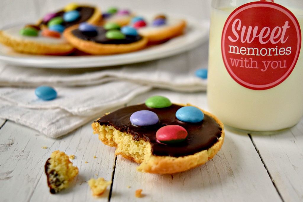 Mini amerikaner con gli smarties
