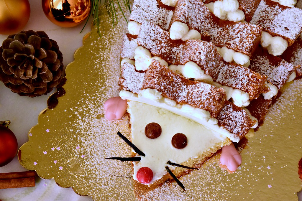 Riccio di pandoro farcito
