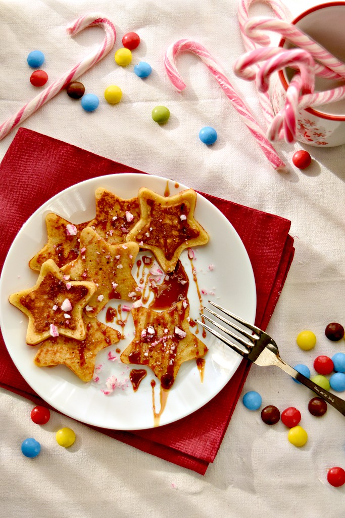 Stelle di pancake per i giorni di festa