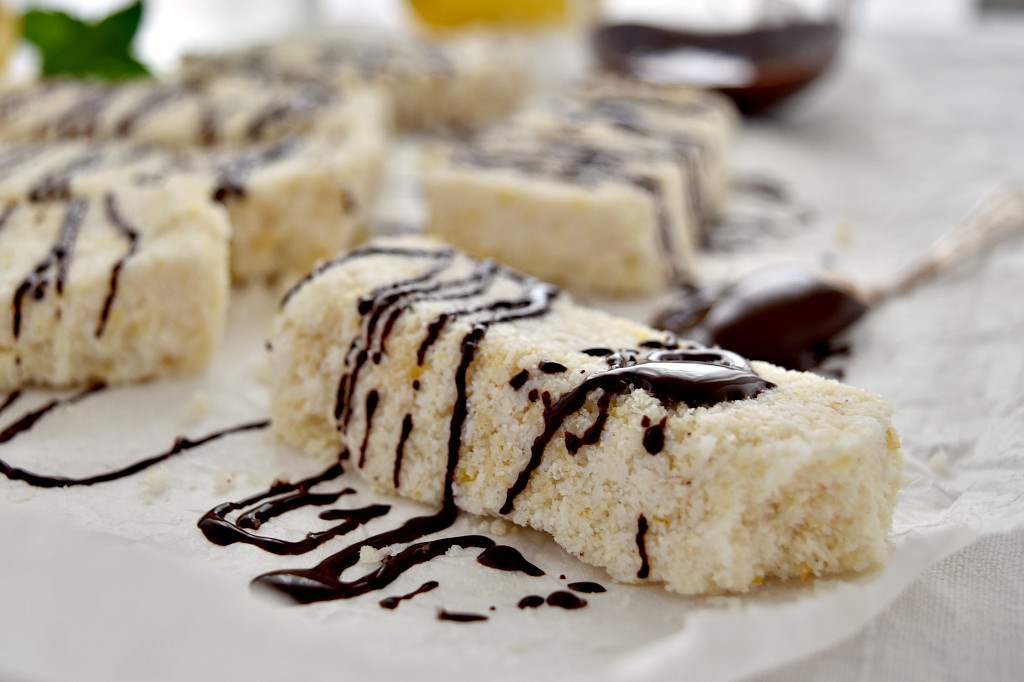 paleo snack Barrette al limone e cocco
