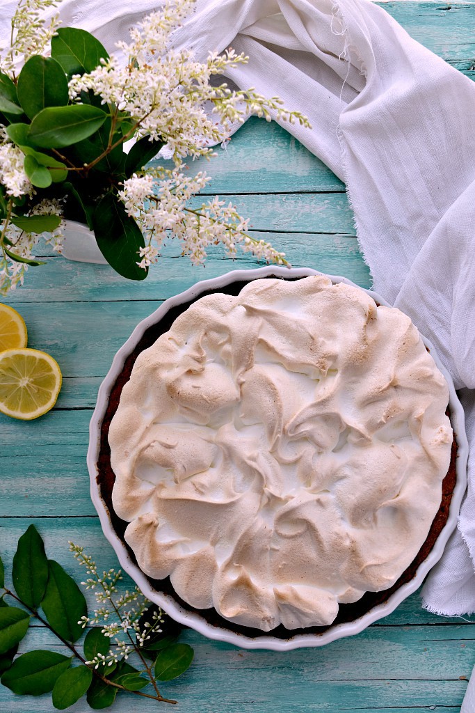 Crostata meringata al limone o Lemon meringue pie