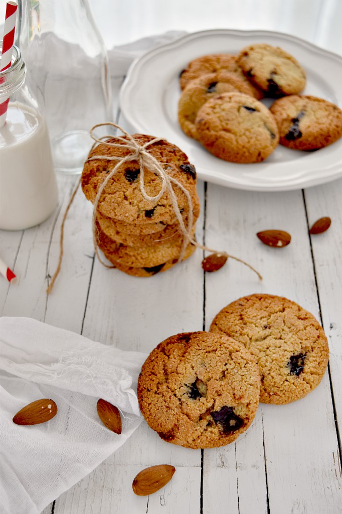 Cookies con gocce di cioccolato