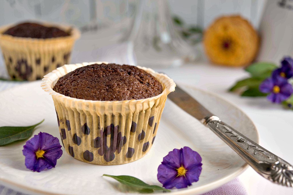 Muffin con mandorle e cioccolato