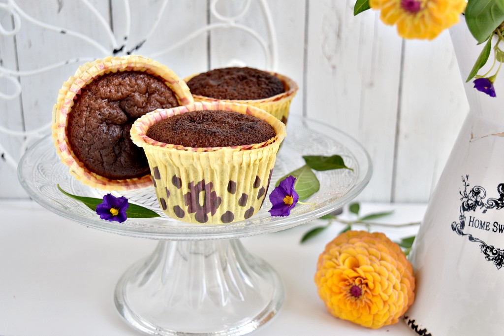 Muffin con mandorle e cioccolato