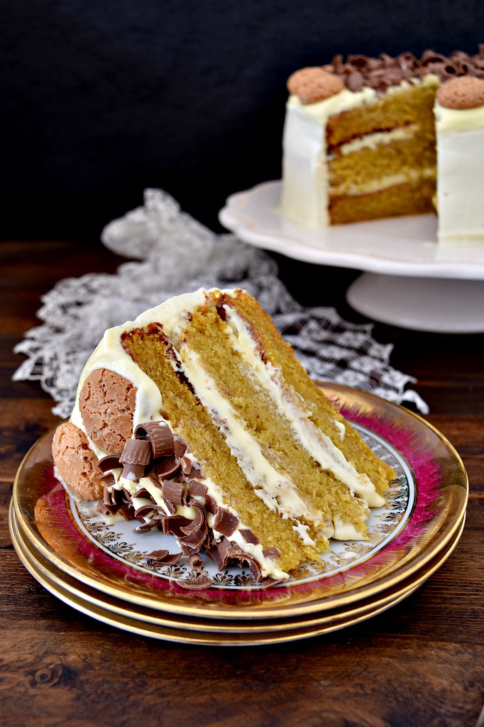 Torta di zucca con crema al mascarpone