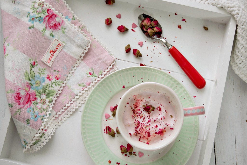 cappuccino alla rosa