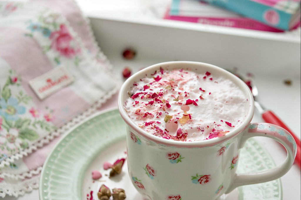 cappuccino alla rosa