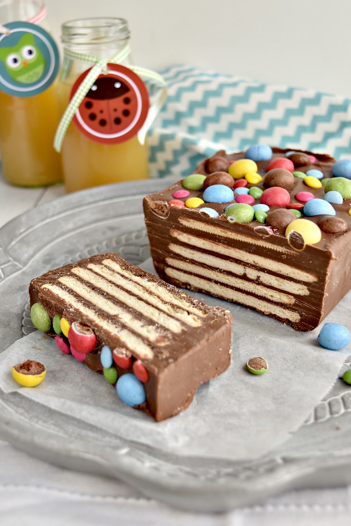 Mattonella di biscotti e cioccolato
