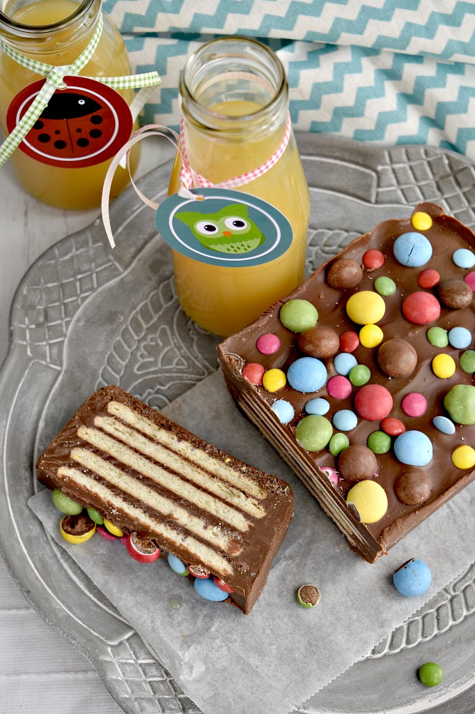 Mattonella di biscotti e cioccolato