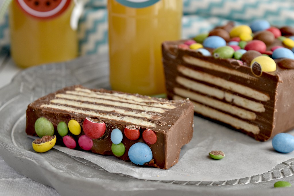 Mattonella di biscotti e cioccolato