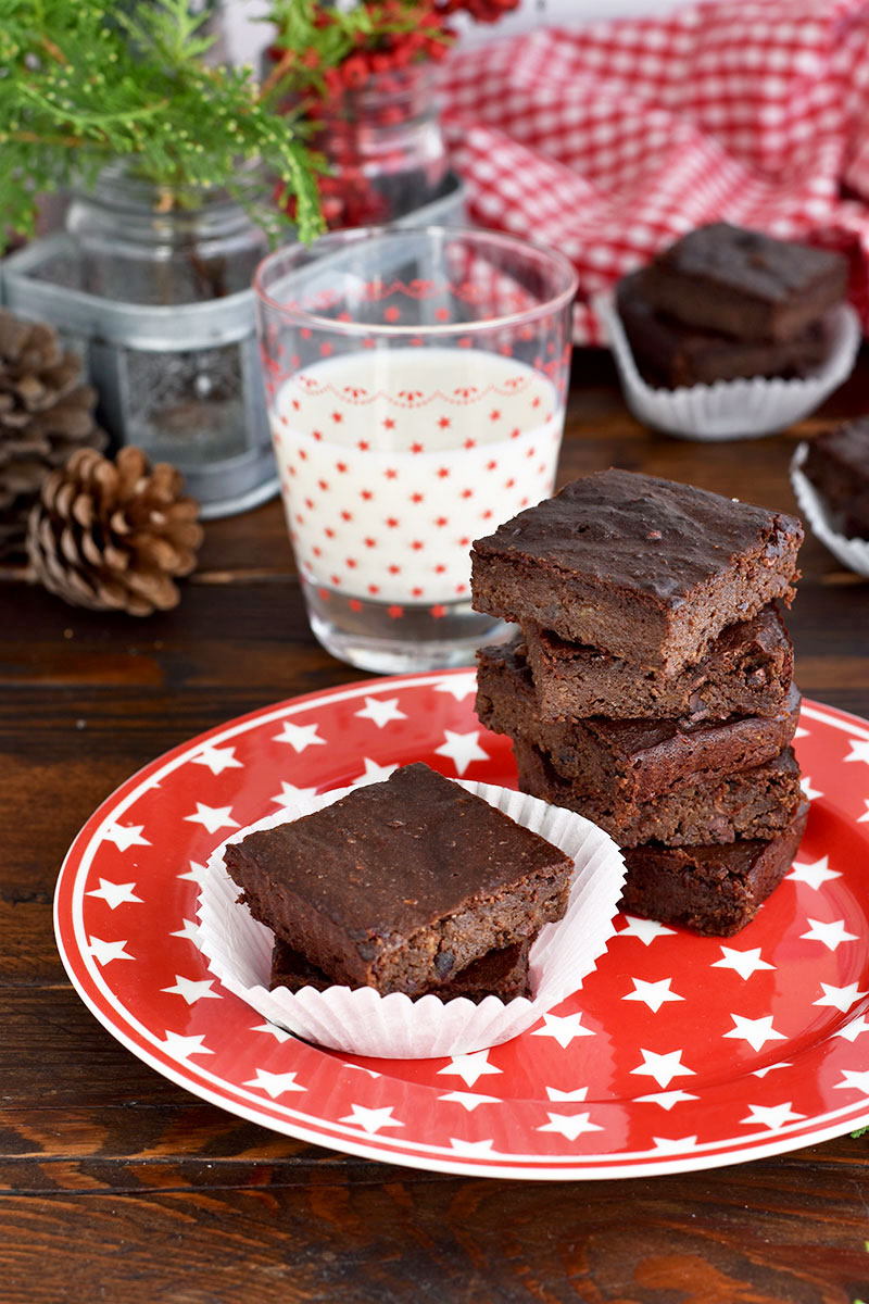 Brownies al cioccolato e avocado