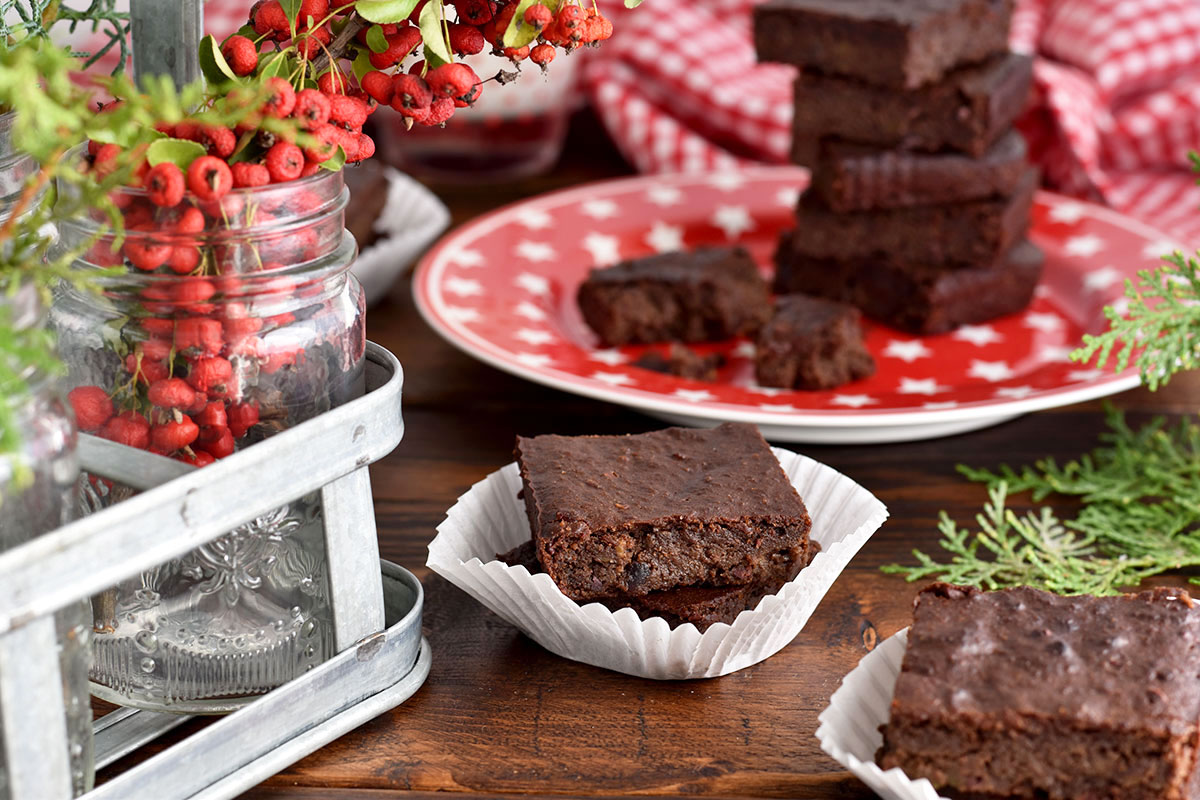 Brownies al cioccolato e avocado