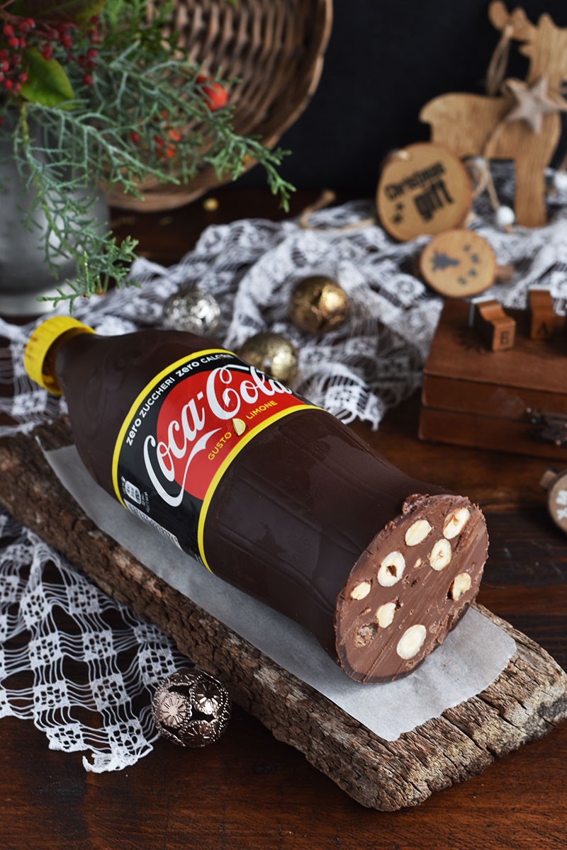 Torrone a forma di bottiglia di Coca Cola