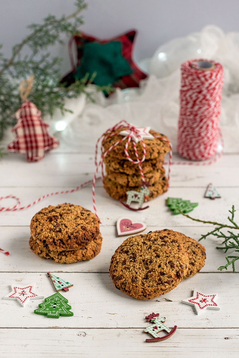 Biscotti con avena e cocco