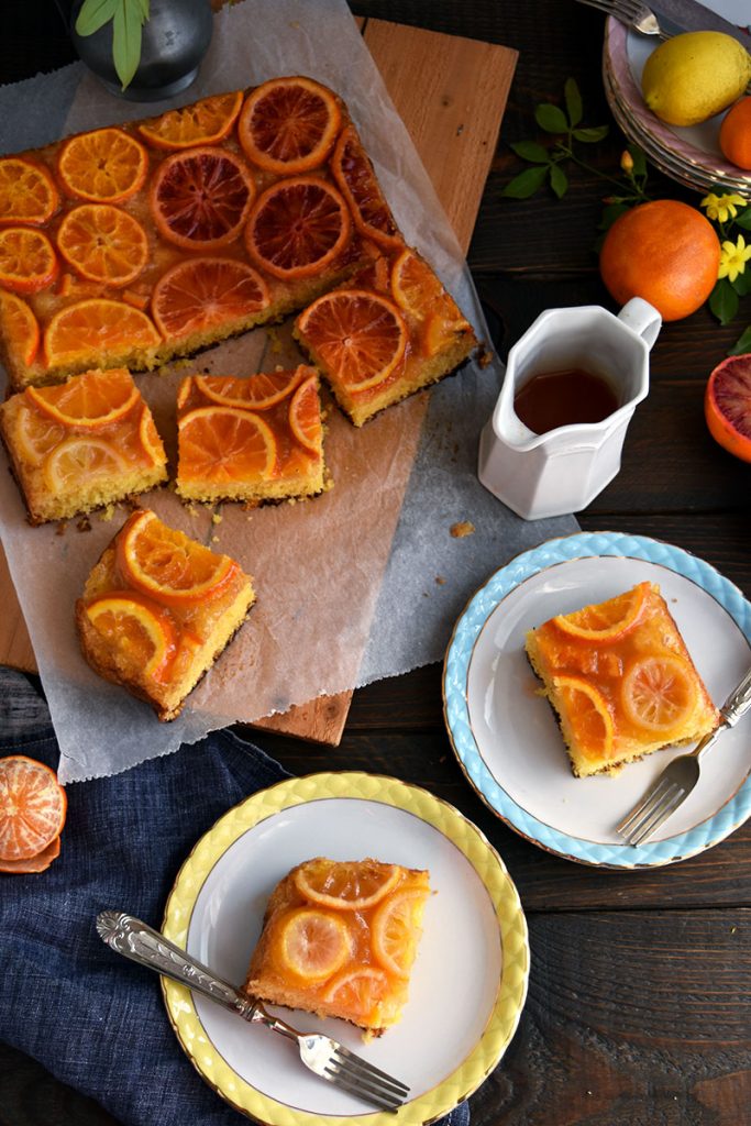 torta rovesciata agli agrumi