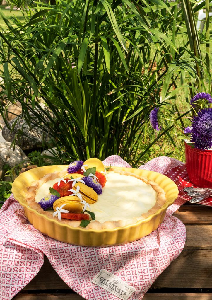 Crostata con farina di riso e crema di mascarpone