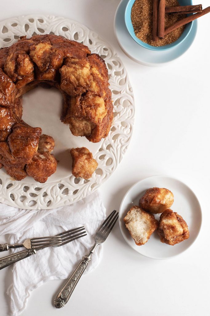 Sweet monkey bread alla cannella