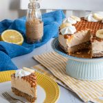 Torta fredda al cioccolato bianco e fragole