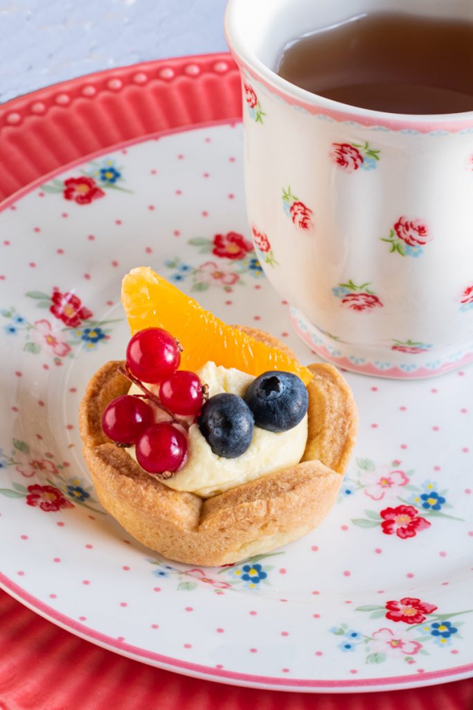 cestini con crema di mascarpone